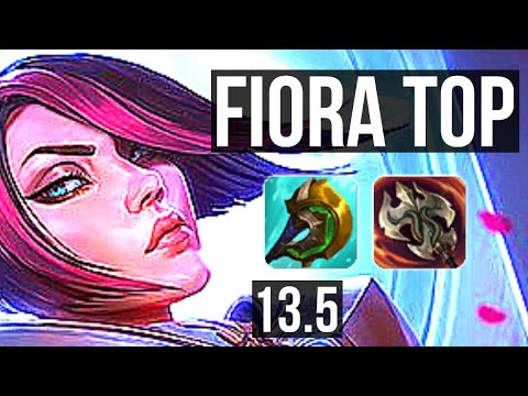 FIORA vs KAYLE (TOP) | 6 solo kills, 400+ games, 9/3/6 | KR Grandmaster | 13.5