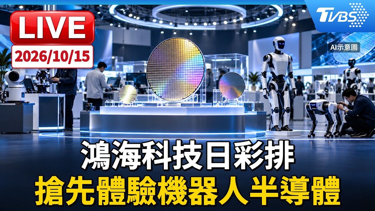 鴻海科技日彩排 搶先體驗機器人半導體|LIVE