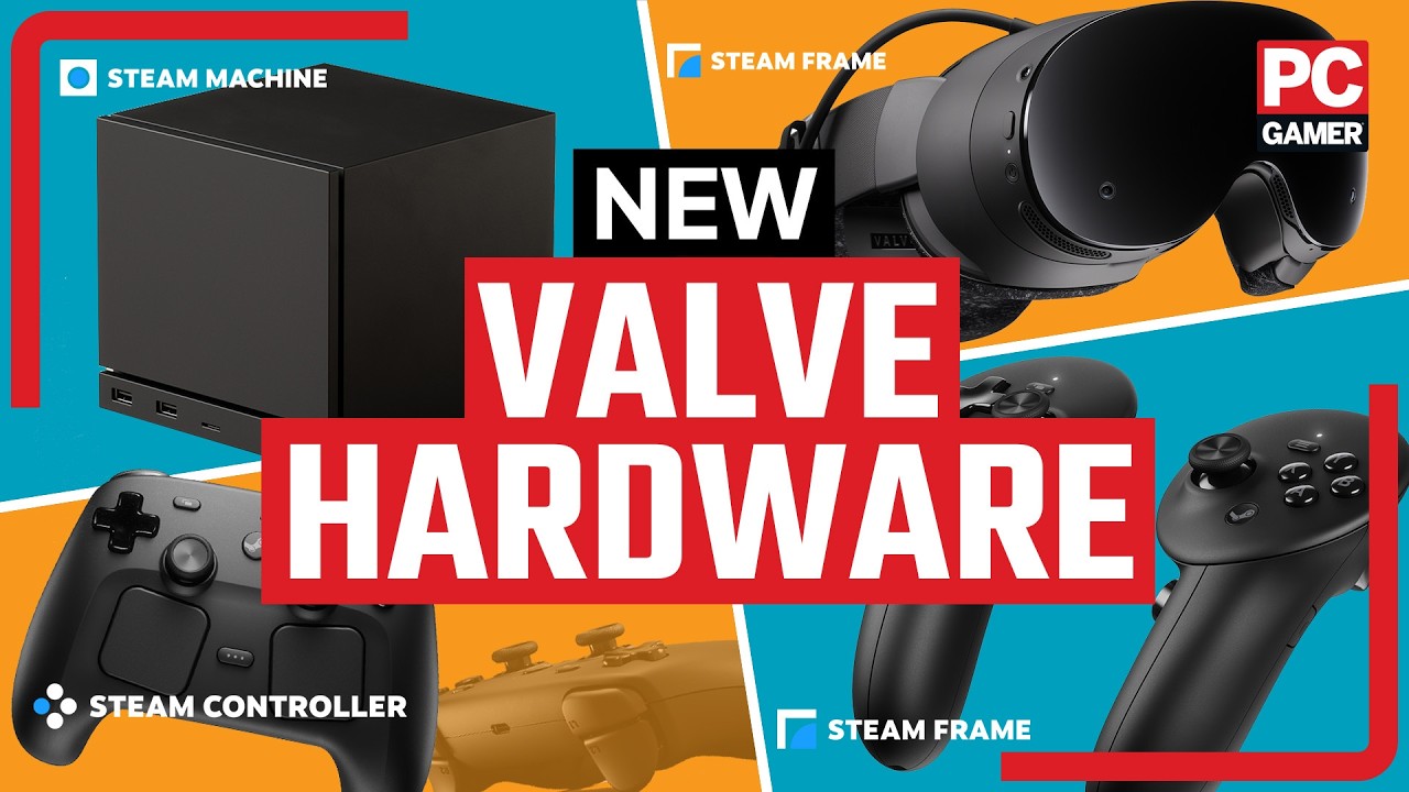 I flew to Valve to test the Steam Machine, Steam Frame and Steam Controller | Critical Rig - YouTube