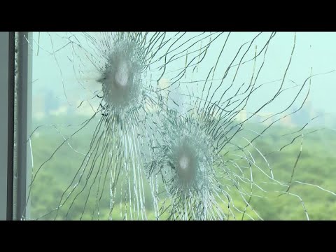 CDC damage tour shows windows with bullet holes, cracks following deadly shooting; says about 500 st