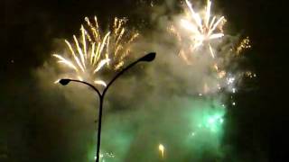 preview picture of video 'Wonderful Fire Works Festival at Toyohira River Sapporo'