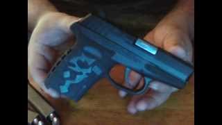 SCCY CPX2  Modified frame for better grip and carry