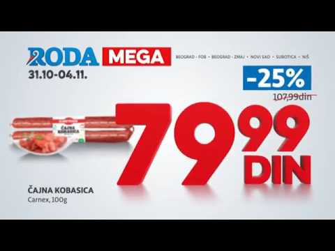 Roda mega sniženja od 31.10.-04.11.2016.
