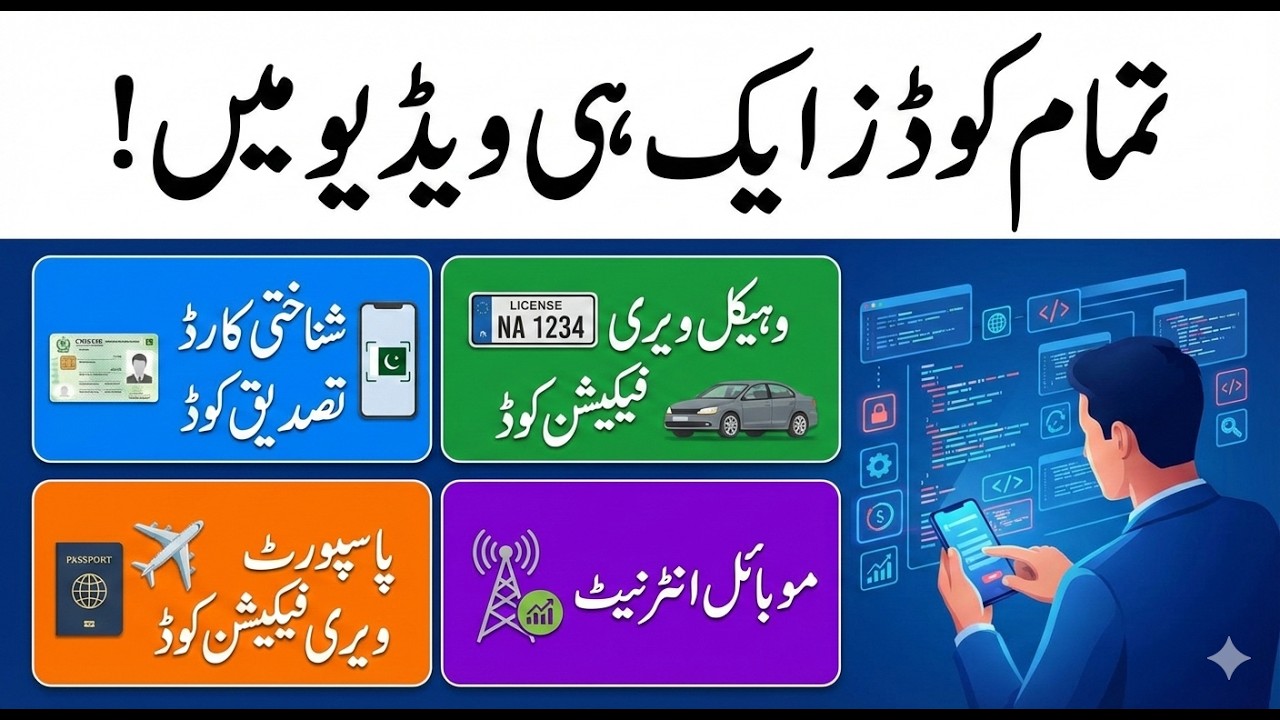 Check CNIC, SIM Owner, Vehicle & Govt Schemes via SMS | Complete Guide 2026