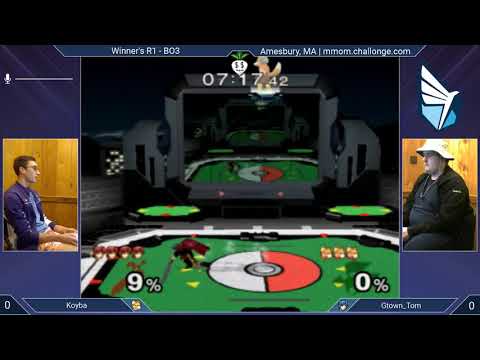 MMOM156 SSBM - Koyba (Fox) vs. Gtown_Tom (Marth) - Melee WR1