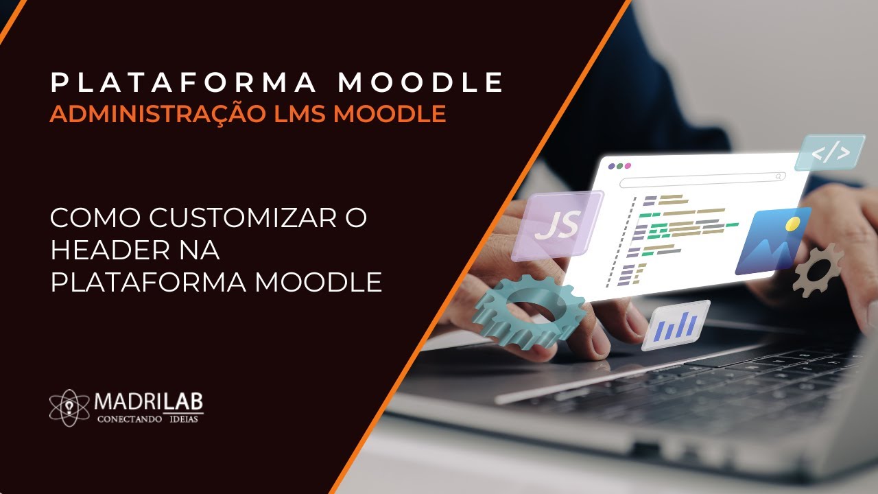 Como customizar o header na plataforma moodle