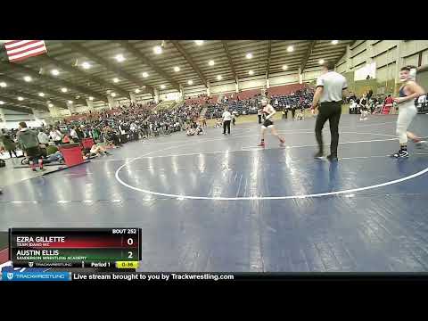 114 Lbs Quarterfinal - Austin Ellis, Sanderson Wrestling Academy Vs Ezra Gillette, Team Idaho WC A