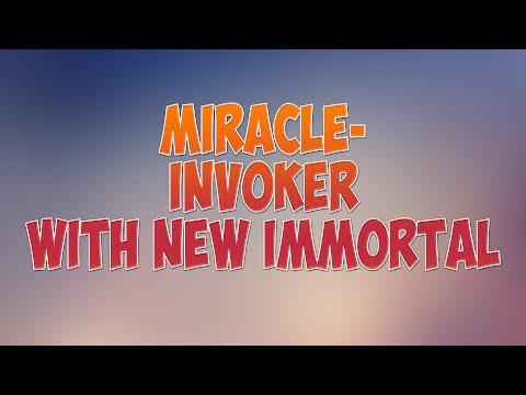 [Pro Plays Dota 2] Miracle- playing Invoker with new Immortal Set