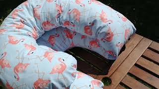 KHC Těhotenský a kojící polštář Zuzanka Plameňáci O=260cm