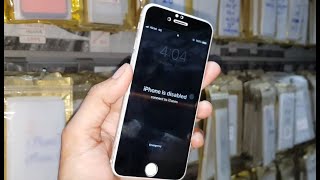 iPhone 6 iPhone is disabled connect to iTunes