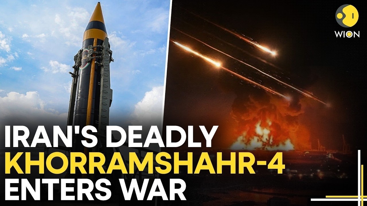 Israel-Iran War LIVE: Israel Faces Khorramshahr-4 Horror, Monster Ballistic Missile Strikes Israel