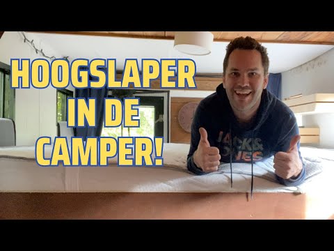 The foundation of the NEW BED is ready! | Permanent bed in the camper! | Traveling with Stijn!