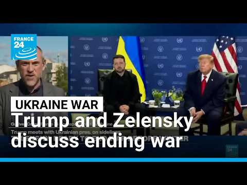Trump and Zelensky discuss path to ending Ukraine war