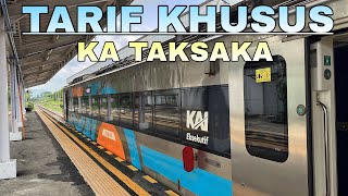 Download lagu Take the Taksaka Train from Yogyakarta Station to Purwokerto at a Special Fare mp3