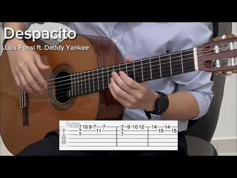 Part 1 - Despacito by Luis Fonsi ft. Daddy Yankee (EASY Guitar Tab)