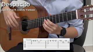 Download lagu Part 1 - Despacito by Luis Fonsi ft. Daddy Yankee (EASY Guitar Tab) mp3
