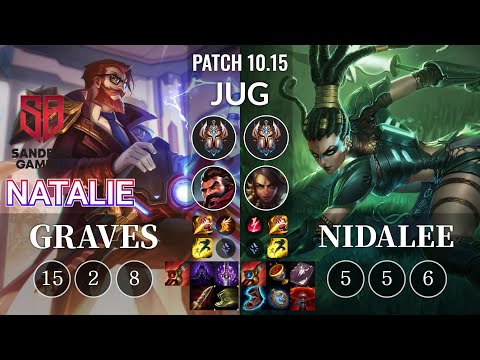SB Natalie Graves vs Nidalee Jungle - KR Patch 10.15