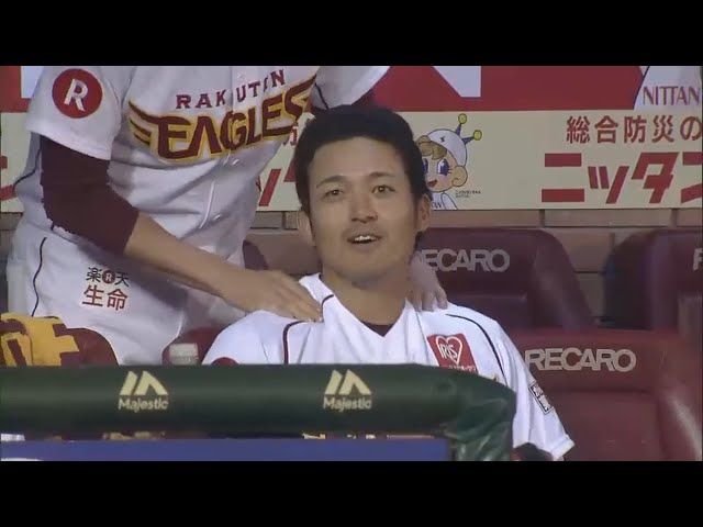【11回裏】ベンチで満足顔!? イーグルス・牧田が土壇場で決めた!! 2015/5/21 E-F