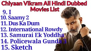 Chiyaan Vikram Hindi Dubbed Movies List | Vikram Top 15 Movies | Vikram All Movies List |Filmy Facts