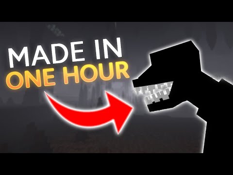 Insane Challenge: Minecraft Horror Mod in 1 Hour!