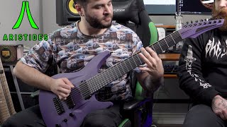 Video thumbnail for This Guitar Contains 0% Wood!? Aristides 080 Raw 8 String by Andrew Baena