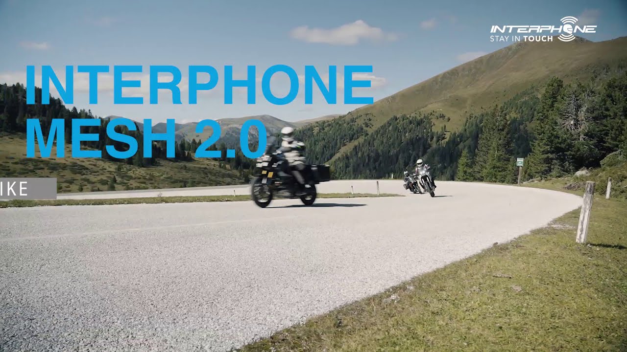 Interphone U-com16 Bluetooth Intercom - Twin Pack Video