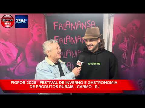 FIGPOR 2026 EM CARMO - RJ, ENTREVISTA COM A BANDA FALAMANSA 