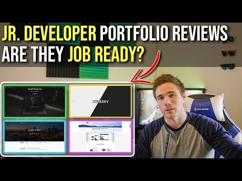 Jr. Developer Portfolios REAL EXAMPLES - Are They JOB READY? #grindreel
