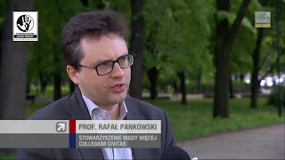 Rafał Pankowski o reakcjach na nienawistny transparent podczas meczu Legia – Piast, 9.05.2016.