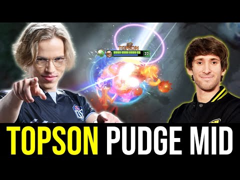 Topson PUDGE Controlling Whole Map - "DENDI MODE" DOTA 2