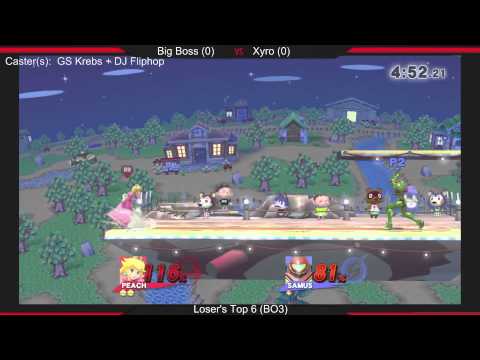 KSL 13 | Loser's Top 6 | Big Boss (Peach) vs Xyro (Samus)
