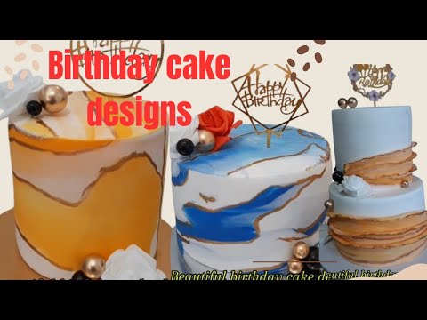 Beautiful birthday cake designs for Adults#cake #birthdaycake.