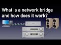 What is a network bridge and how does it work?