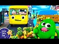 A Monster On The Bus Wheels On The BUS Songs Nursery Rhymes For Kids