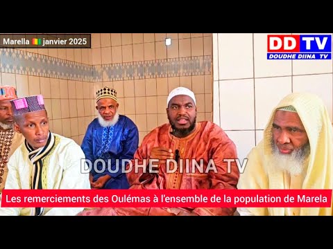 Les remerciements des Oulémas à l'ensemble de la population de Marela