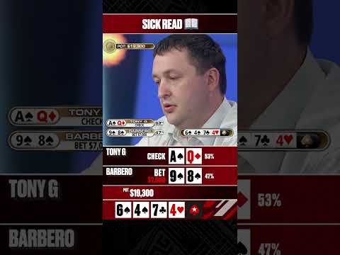 INSANE Read by Tony G 🤯 #TonyG #thebiggame