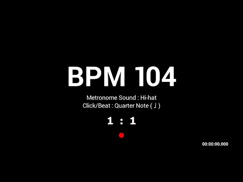 Metronome BPM 104 / Hi-hat