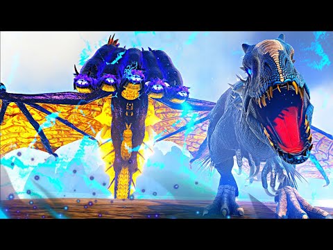 Apocalipse Dragon vs Celestial Indominus Rex - Perdi Minha Mãe e Encontrei o Castelo de Gelo Escon..