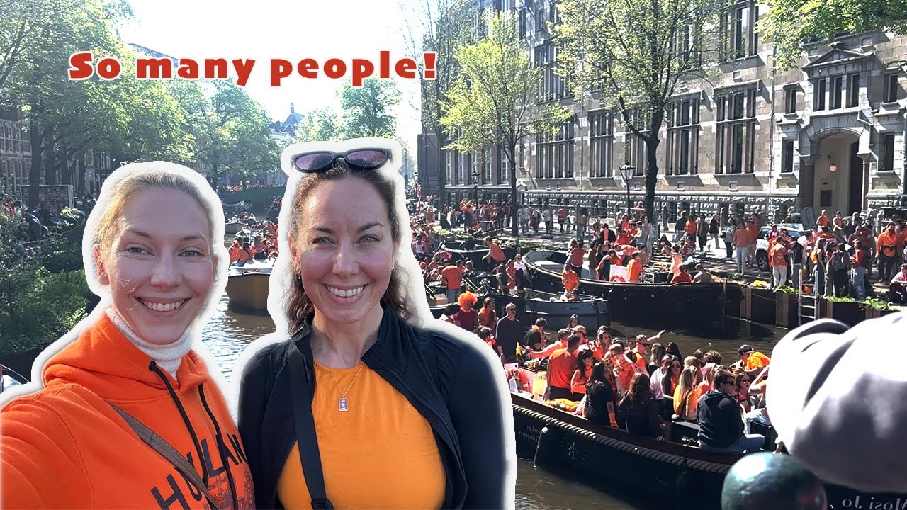 We accidentally went to Amsterdam on Kings day! Also, we saw some tulips