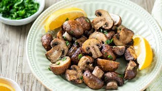Air Fryer Garlic Mushrooms - Quick & Delicious!