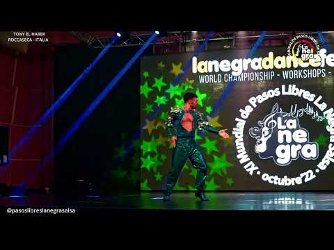 TONY EL HABER - 3er PUESTO solista masculino XI Mundial de Pasos Libres La Negra Salsa 2022