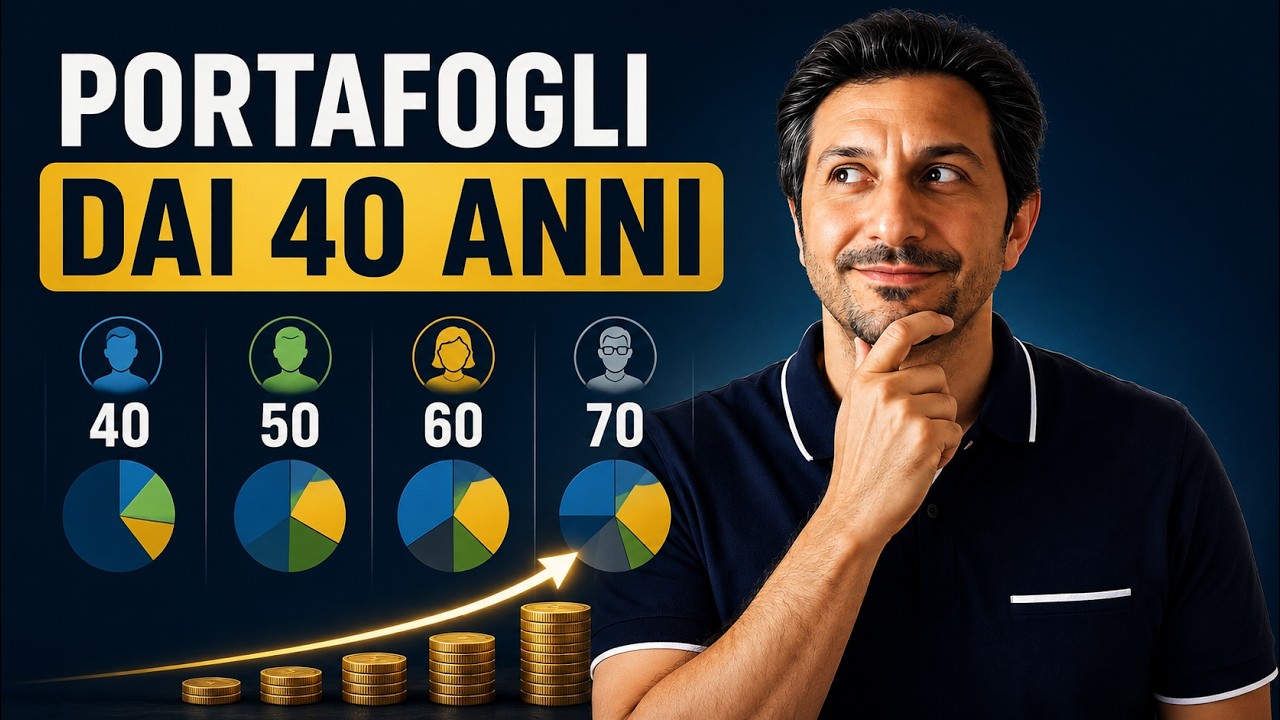 Hai 40, 50 o 60 anni? Il tuo portafoglio dovrebbe essere così