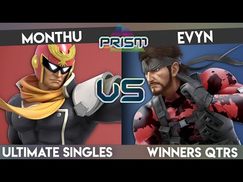 PRISM 182 - Monthu (Captain Falcon) vs. Evyn (Snake) - Winners Quarters - Smash Ultimate Singles