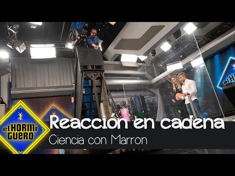 Marron deja boquiabierta a Belinda con la reacción en cadena más bestia - El Hormiguero