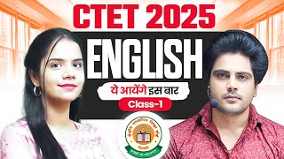 CTET 2025 English Class 1 By Sachin Academy live 1pm | Nidhi Ma'am