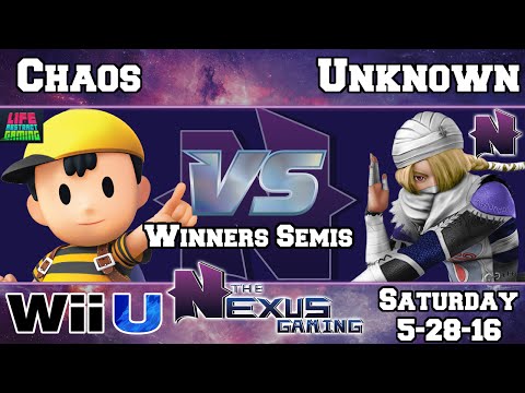 LAG| Chaos (Ness, Cloud) vs Nexus| Unknown (Sheik) - Winners Semis 5-28-16