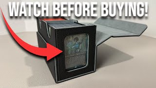 Card Deck Box Fits 200+ Double Sleeved,Commander Deck Box for Magic the Gathering with Dice Tray & T