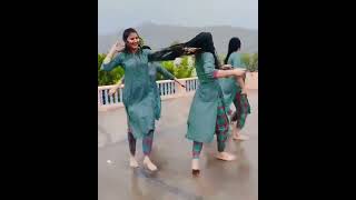 Hot desi girls dancing in wet transparent clothes 