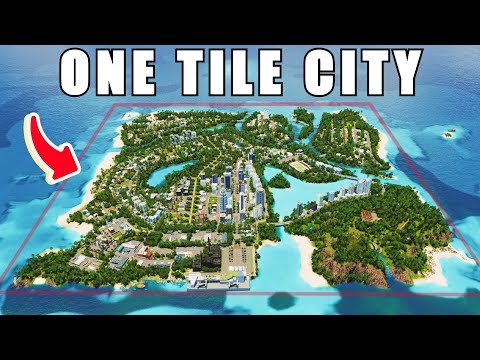 Building the Perfect ONE TILE CITY in Cities Skylines!