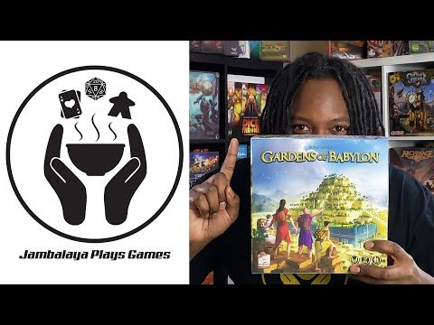 Gardens of Babylon Kickstarter Preview and Solo Playthrough 